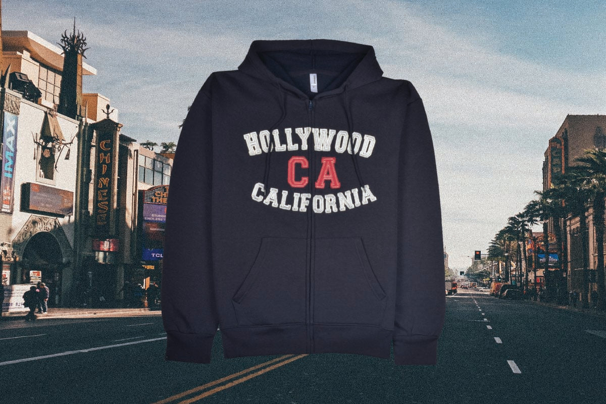 Shop Hollywood Hoodie, Sweatshirts & T-Shirts | California Style