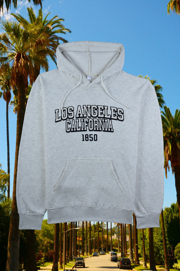 Embroidery hoodie With Los Angeles Patch Letters