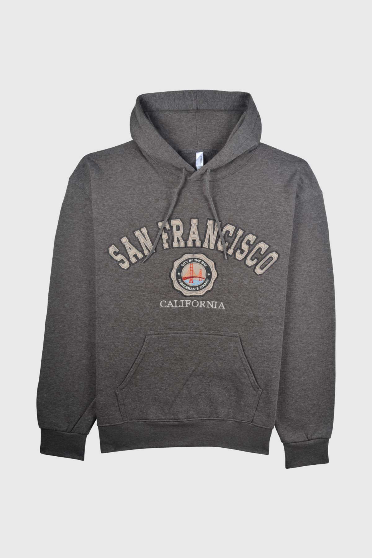 Varsity sweatshirt with San Francisco, California stitched