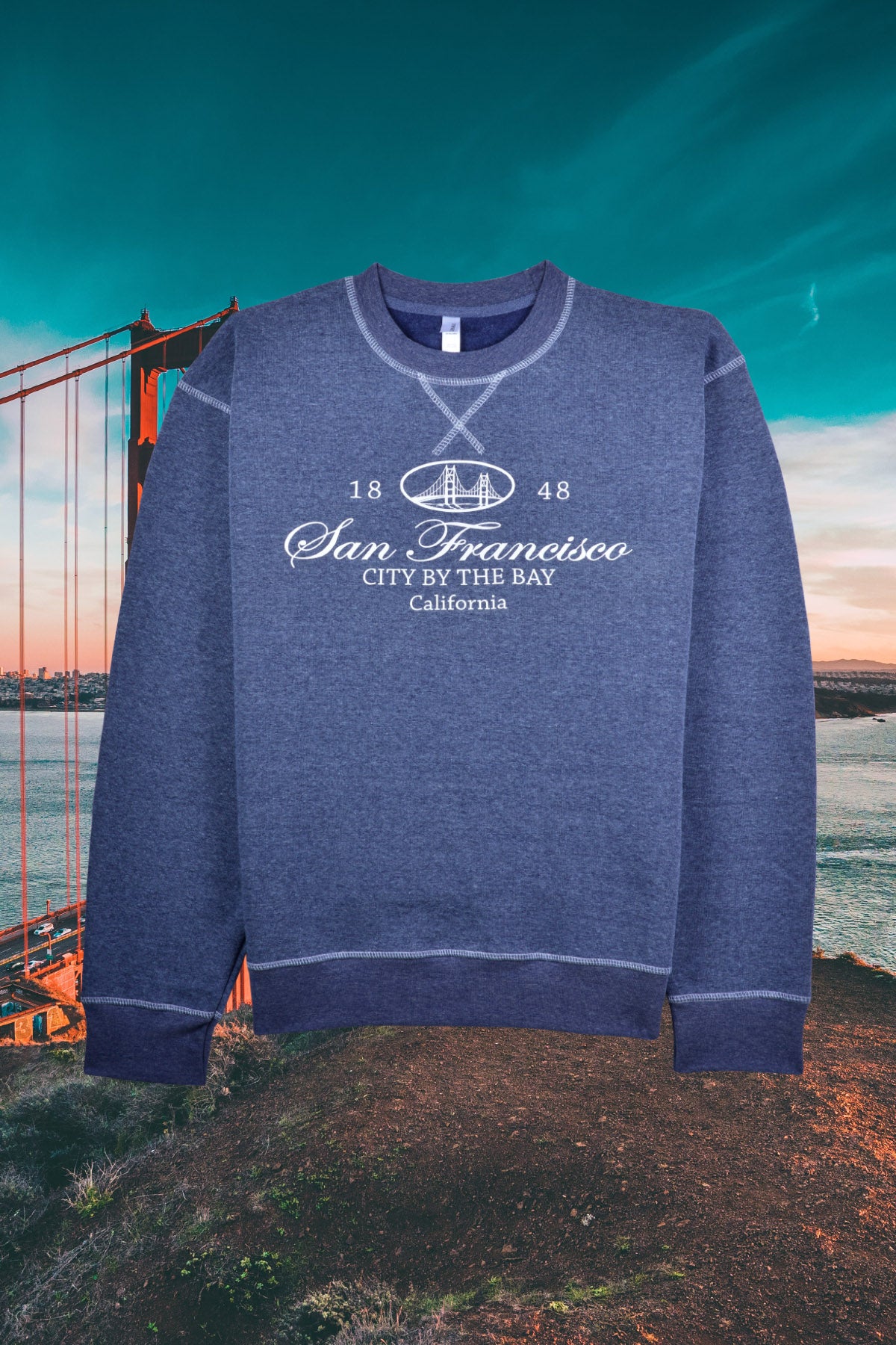 Stitched san francisco sweatshirt women's 