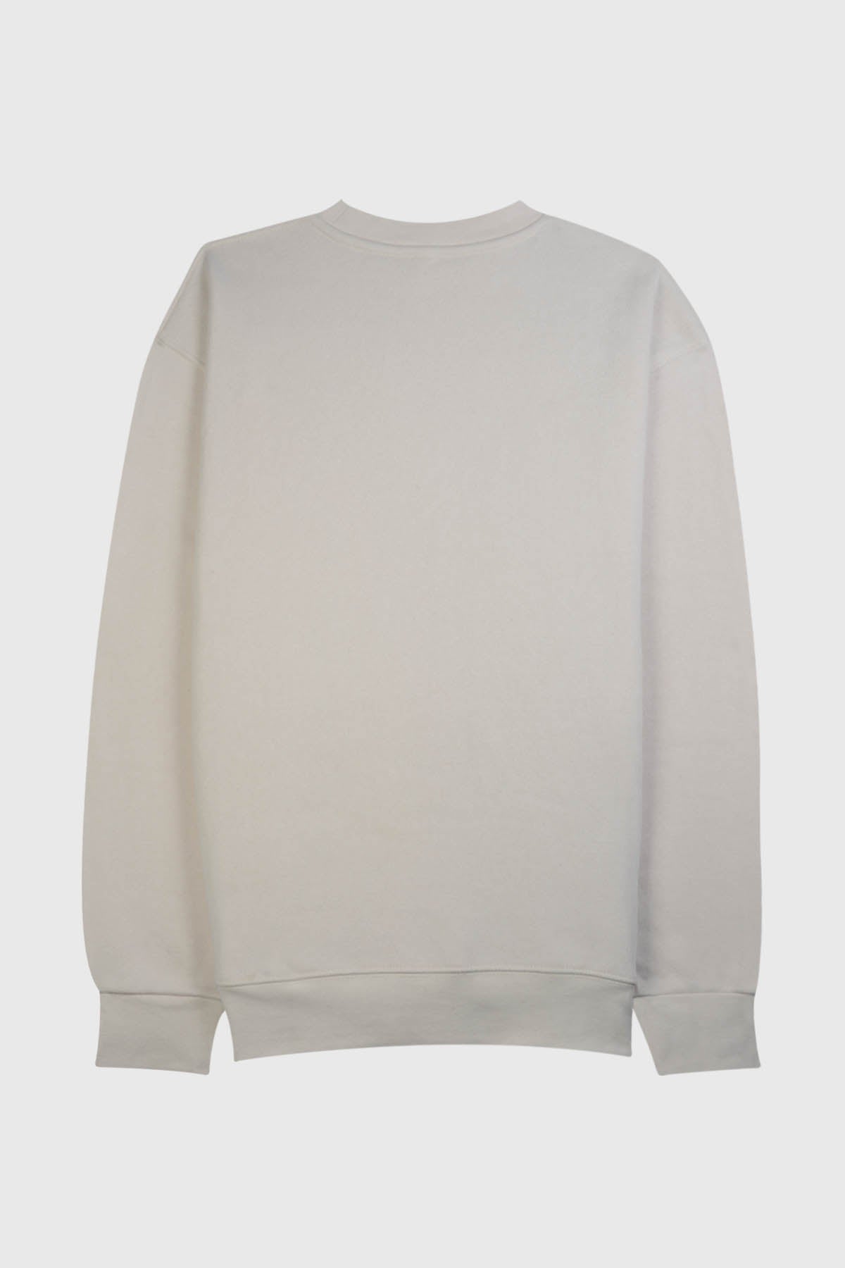 Adult Fleece Crewneck with 'NEW YORK' Embroidery and Side Pockets detail - BEIGE