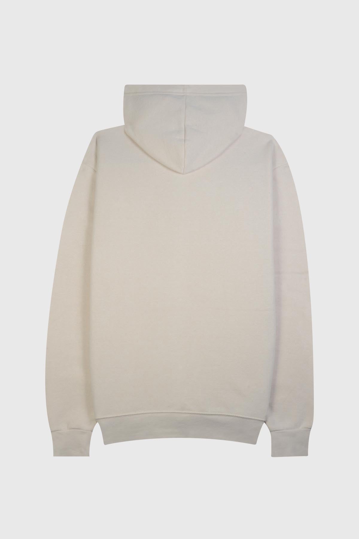 Adult unisex zip-up hoodie with chest embroidery reading "Myrtle Beach / South Carolina" – Beige