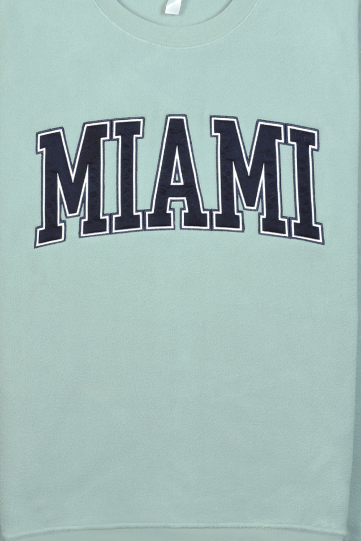 Adult Embroidered 'MIAMI' Sweatshirt with Two Side Pockets – POL SINGA SAGE