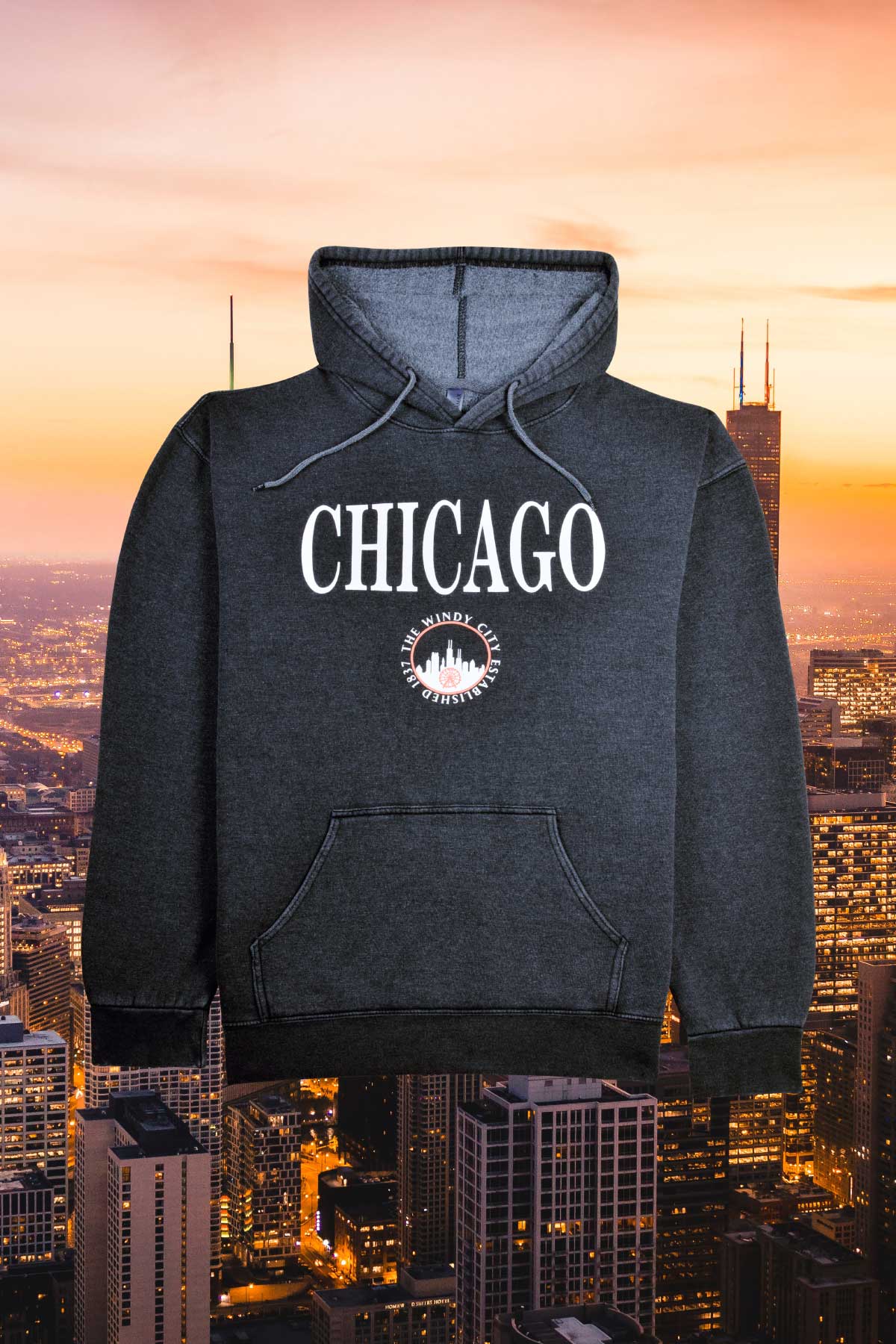 Chicago Skyline Hoodie