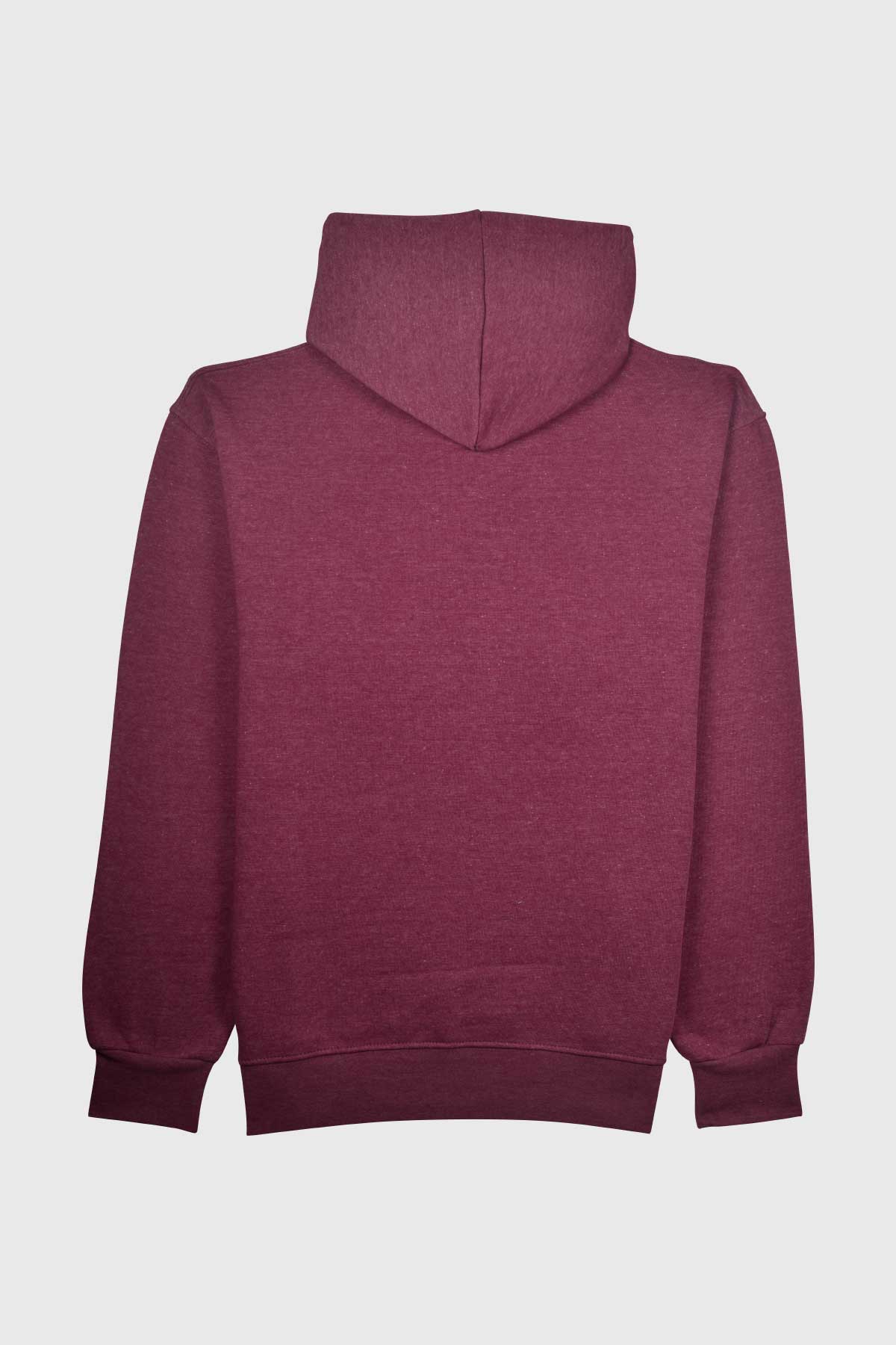 Cotton fleece pullover hoodie with unisex fit 