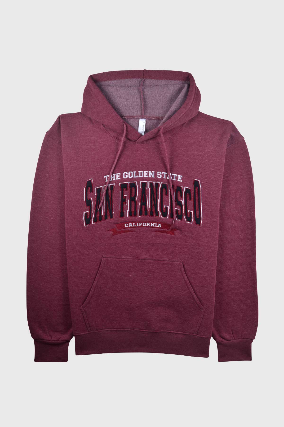 California sweatshirt with applique San Francisco block letters