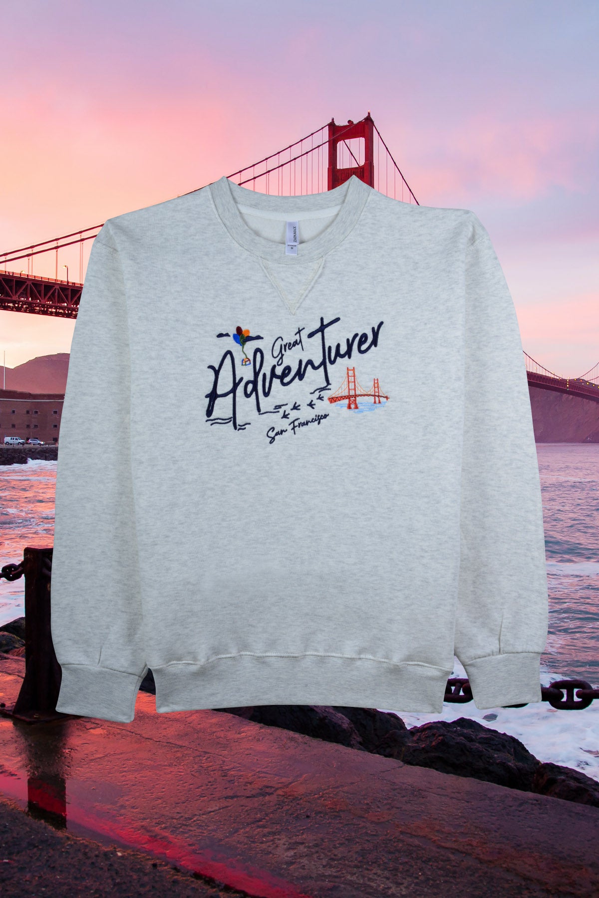 Women's Embroidered Travel Vacation Sweatshirts