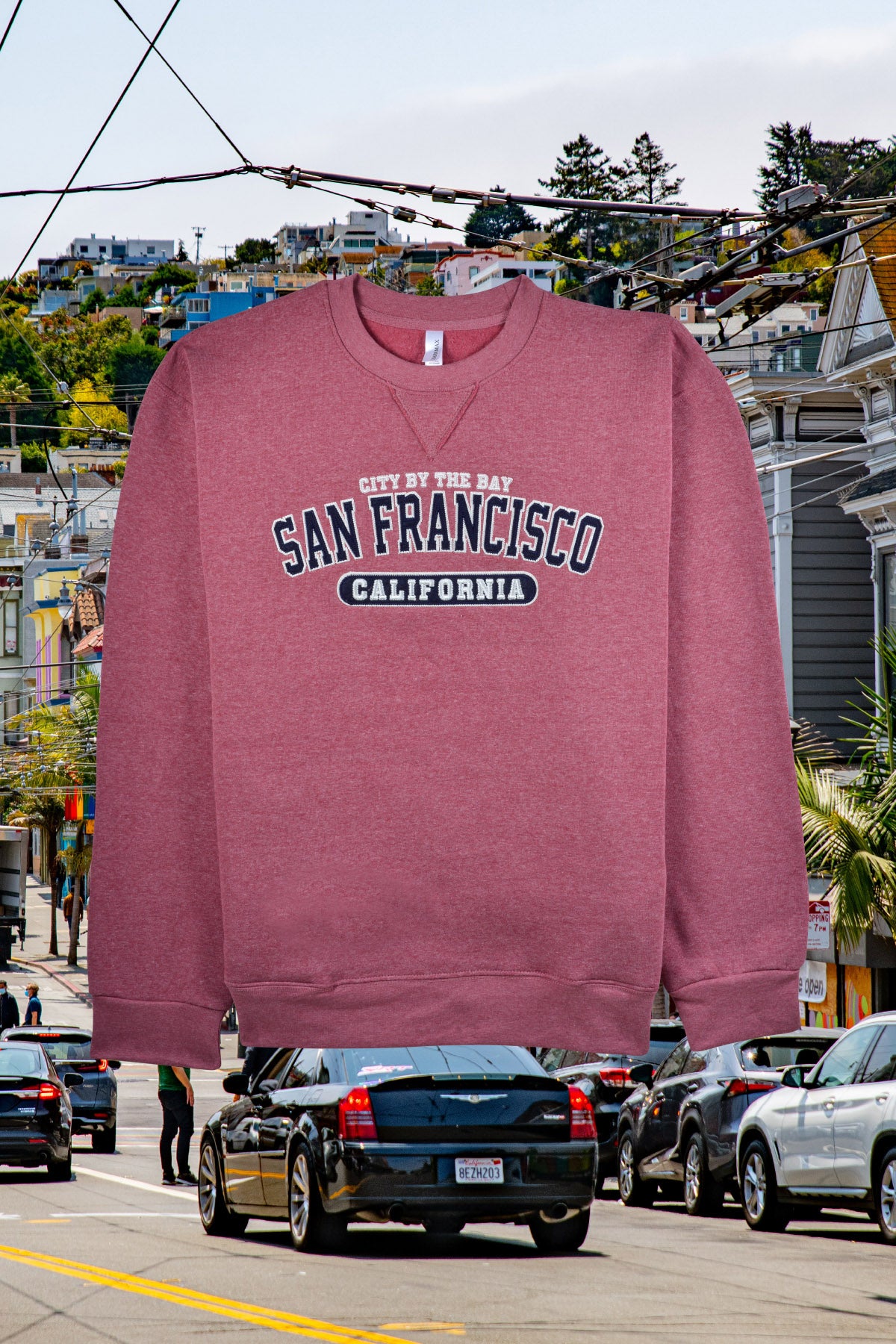 Vintage Embroidered San Francisco Sweatshirt Women's