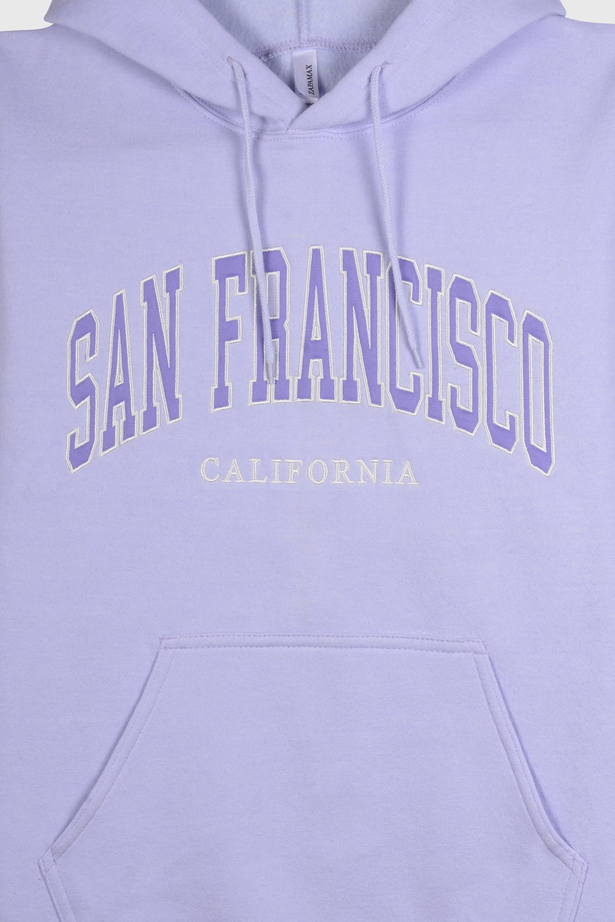 Embroidered San Francisco hoodie - design view