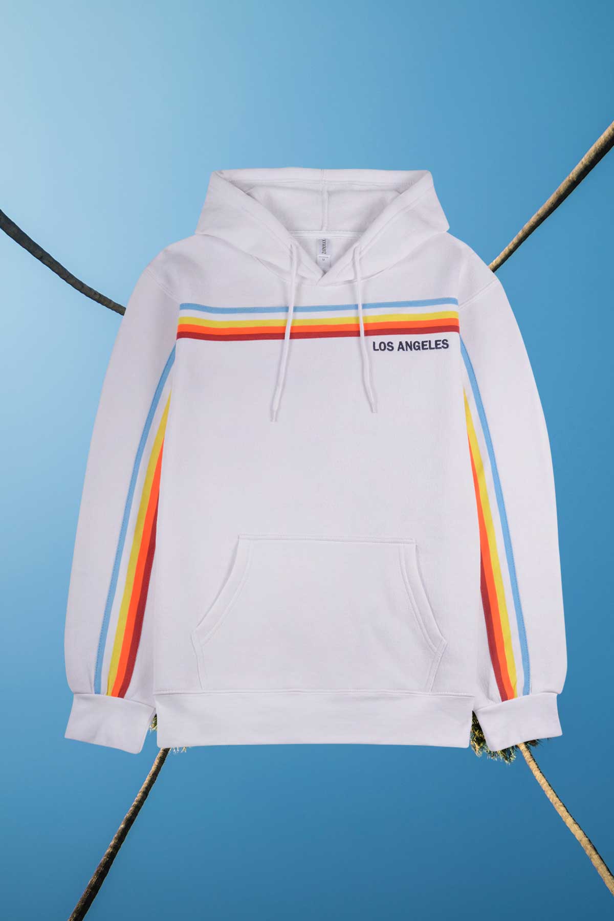 White Los Angeles Hoodie