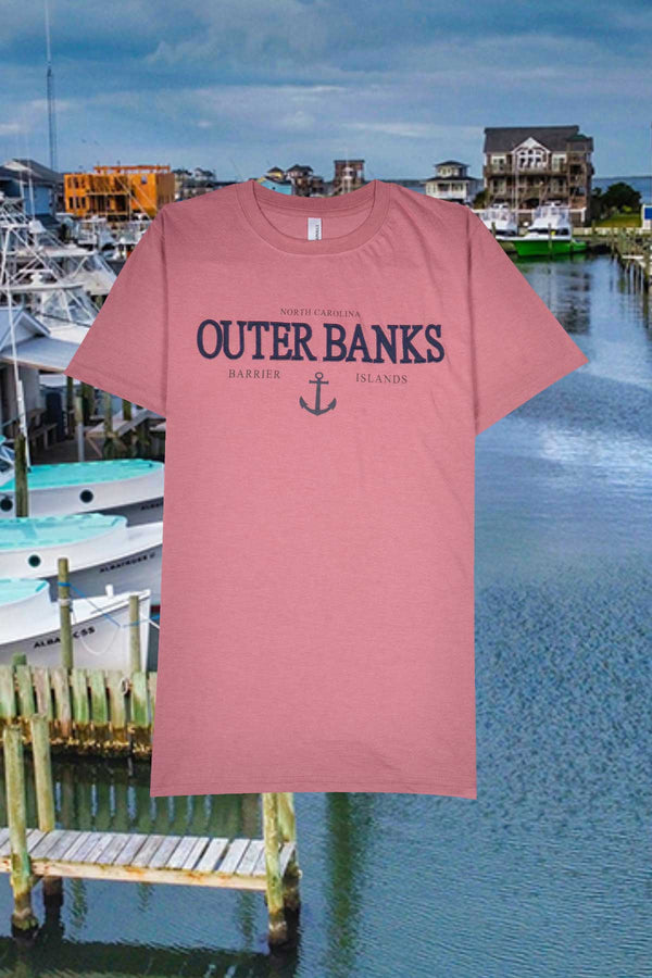 outer banks oversized t shirt