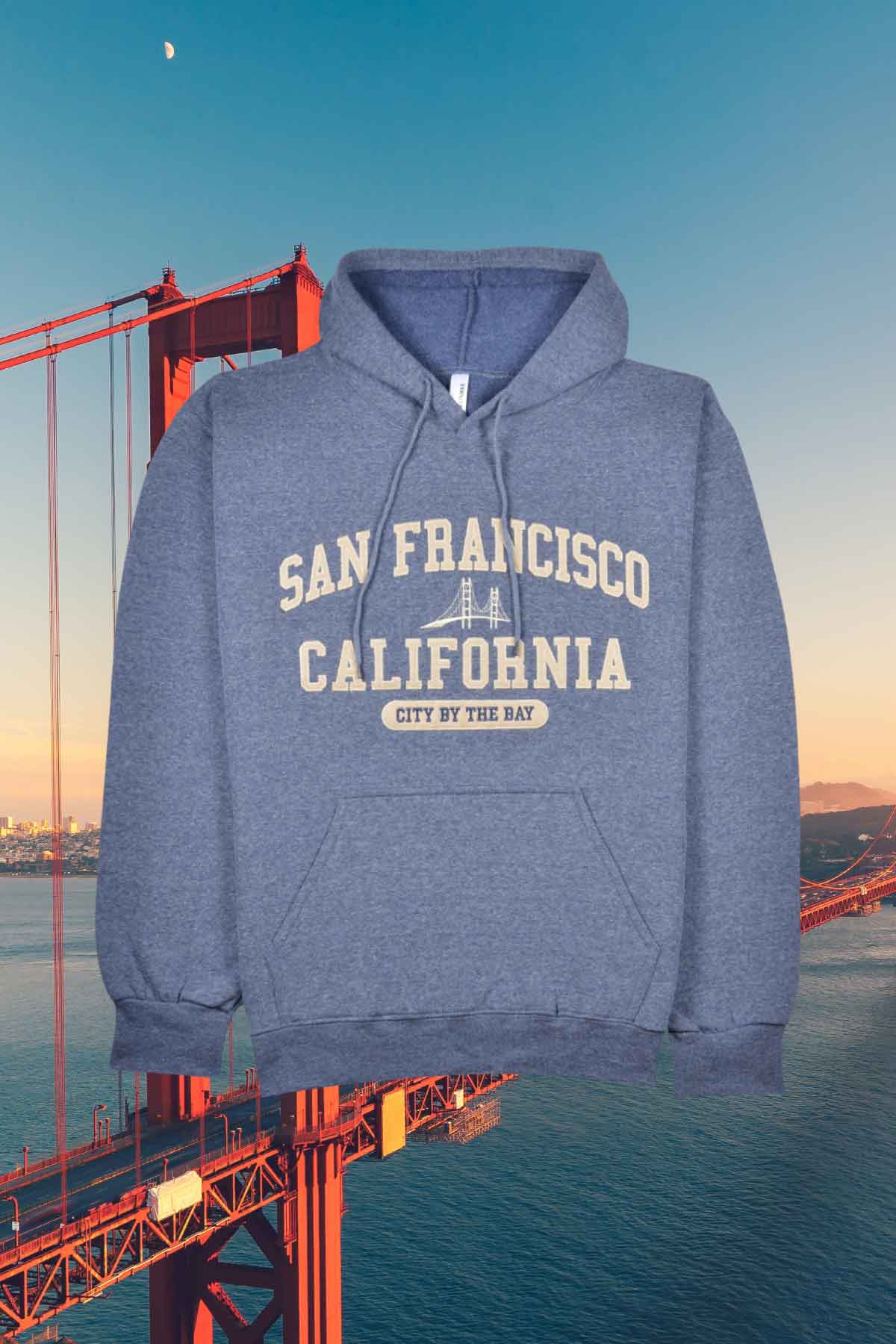 San Francisco Hoodie Gate Bridge for Women's