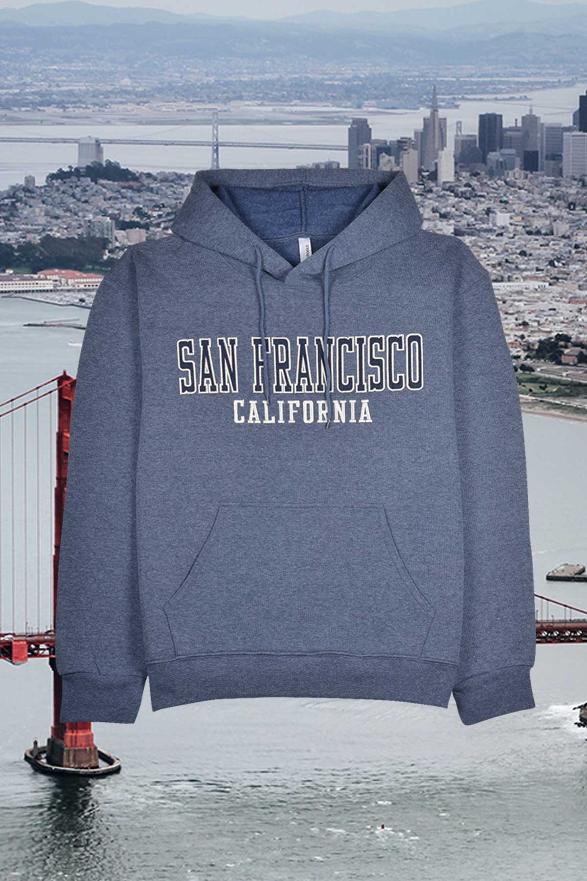 San Francisco Hoodie Embroidery for Men