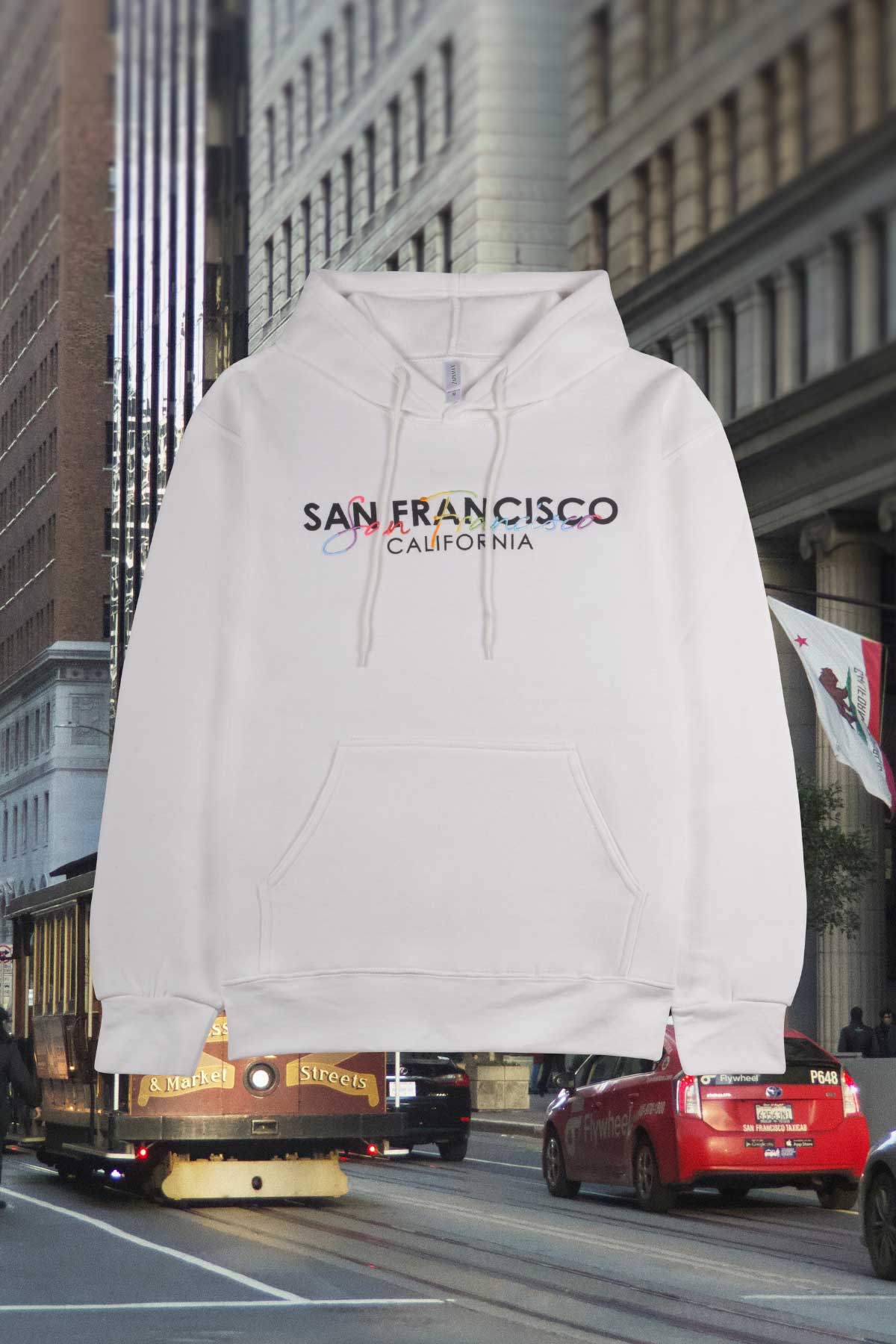 White San Francisco Hoodie