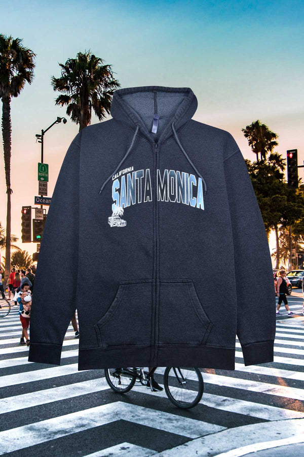 Santa Monica Zip Up Hoodie