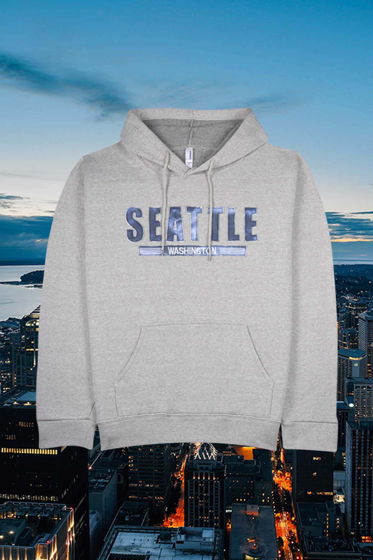 Tie dye seattle hoodie mens