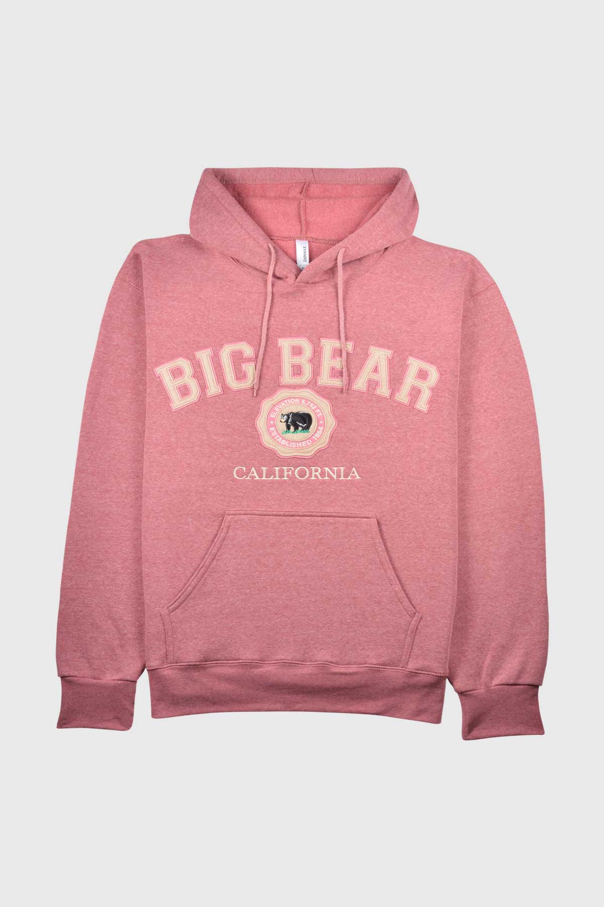 Big Bear Lake hoodie with embroidery letters