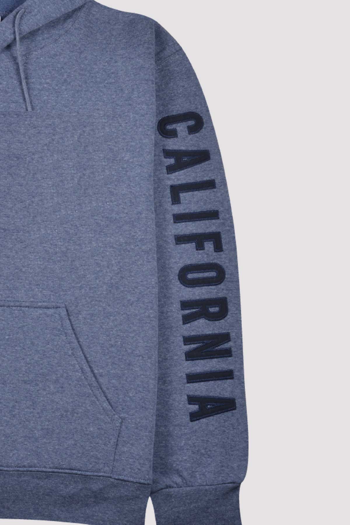 Retro embroidered California sweat is heather navy